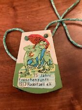 Narrenorden jahre froschenzunf gebraucht kaufen  Meersburg