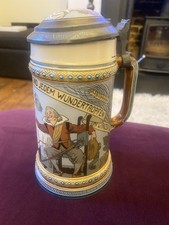 Mettlach beer stein for sale  NOTTINGHAM