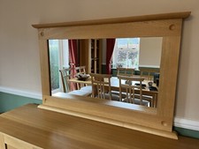 Oak mirror for sale  HORSHAM