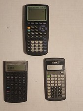 Calculadora gráfica Texas Instruments TI-30Xa, Ti 83 Plus com tampa e HP 10bll+ comprar usado  Enviando para Brazil
