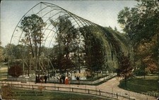 The Flying Cage,Parque Zoológico de Nova York,NY Cartão Postal Antigo Original Vintage comprar usado  Enviando para Brazil