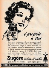 Pubblicita 1950 sugoro usato  Biella