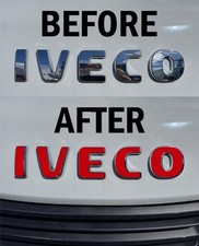 Adesivo adesivo compatível com IVECO DAILY van Bonnet Badge. Caminhão até 2024. *Qualquer cor. comprar usado  Enviando para Brazil
