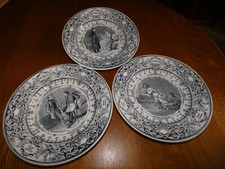 Anciennes assiettes fine d'occasion  Combeaufontaine