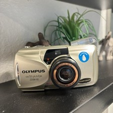 Câmera Olympus Stylus Epic Zoom 80 35mm Point Shoot boa data quartzo todas as condições climáticas, usado comprar usado  Enviando para Brazil