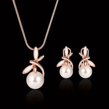 Schmuckset rose rosegold gebraucht kaufen  Eisenberg, Kerzenheim