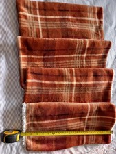 Rust orange tartan for sale  SHILDON