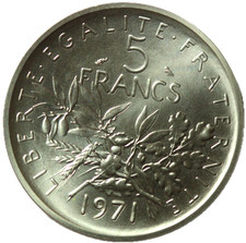 16355 francs 1971 d'occasion  Rillieux-la-Pape