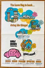 1974 Filme HERBIE RIDES AGAIN Filme POSTER DISNEY Comédia Original - 1º LANÇAMENTO comprar usado  Enviando para Brazil
