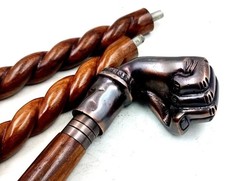 Canne marche bois d'occasion  Expédié en France