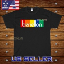 NOVA CAMISA UNITED COLORS OF BENETTON LOGOTIPO UNISSEX CAMISETA ENGRAÇADA EUA TAMANHO P-5XL comprar usado  Enviando para Brazil