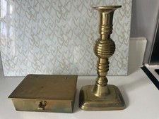 Brass victorian candlestick for sale  CHELTENHAM