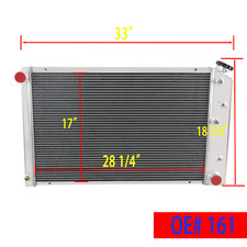 Rows aluminum radiator for sale  Fontana