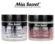 Capa em pó acrílico Mia Secret - peônia branca, piel canela 1 oz conjunto com 2 peças, usado comprar usado  Enviando para Brazil