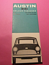 Pasta gráfica de pintura Austin Mini Motor Company década de 1960, usado comprar usado  Enviando para Brazil