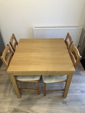 Ikea bjursta oak for sale  UK