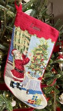 Wool needlepoint christmas for sale  Buffalo