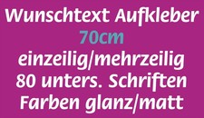 Wunschtext aufkleber auto gebraucht kaufen  Geislingen an der Steige