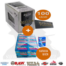 Usado, Cartine Rizla Argento Corte Silver Regular + Filtri Rizla Slim 6 mm comprar usado  Enviando para Brazil