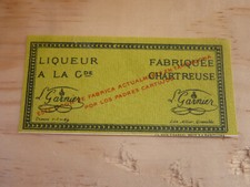 Etiquette chartreuse verte d'occasion  Quimperlé