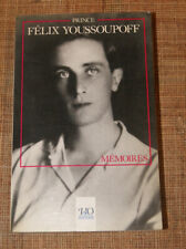 Youssoupoff memoires ed. d'occasion  Saint-Julien-du-Sault