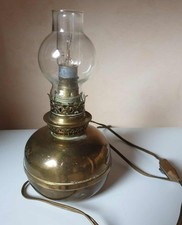 Lampe pétrole laiton d'occasion  Orgères-en-Beauce