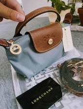 Longchamp pliage taubenblau gebraucht kaufen  Bekond, Leiwen, Riol