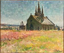 Huile toile signée d'occasion  Nemours