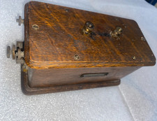 Bobina de indução de fonte elétrica Manhattan da década de 1910 462 faísca rádio antigo funciona!, usado comprar usado  Enviando para Brazil