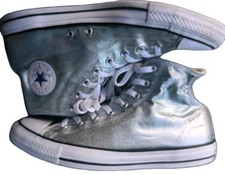 Tênis Converse unissex CT All Star 154035F HiTop metálico glaciar tamanho. M10/W12 , usado comprar usado Tênis Converse unissex CT All Star 154035F HiTop metálico glaciar tamanho. M10/W12 , usado comprar usado  Enviando para Brazil