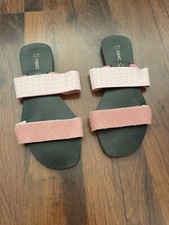 Woman pink sandals for sale  YARM