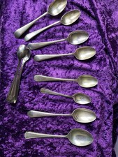 Vintage teaspoons set for sale  CUPAR