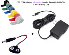 Adaptador de fonte de alimentação 9V 1A carregador transformador CA DC 5,5mm x 2,1~2,5mm/w LED  comprar usado  Enviando para Brazil