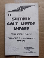 Suffolk colt manual for sale  BRADFORD