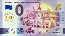 Banknot zero euro - 0 euro - Polska - Energylandia - Park 2025-1 Anniversary, używany na sprzedaż  Wysyłka do Poland