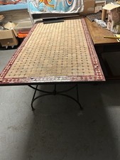 Table jardin pied d'occasion  Orange