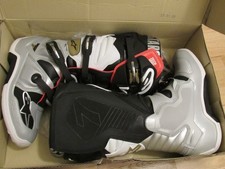 Botas masculinas AlpineStars Tech 7 tamanho 9 preto prata ouro branco motocicleta comprar usado  Enviando para Brazil