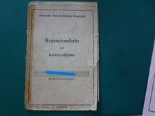 Ddr simson betriebserlaubnis gebraucht kaufen  Luckau