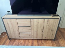Sideboard holz grau gebraucht kaufen  Hamburg