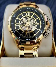 Relógio masculino automático Elgin Skeleton Tourbillion Style novo comprar usado  Enviando para Brazil