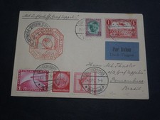Luxembourg lettre zeppelin d'occasion  Grièges