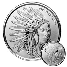 Silver round buffalo for sale  Shipping to Ireland
