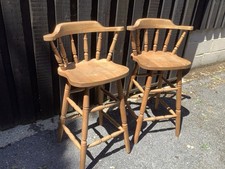 Bar stools pine for sale  NEWTON ABBOT