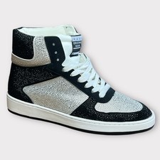 Sapato Vibe Roxanne Feminino Tênis de Cano Alto Sapato Preto Strass Bling Tamanho 10 Novo Sem Caixa comprar usado  Enviando para Brazil