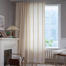 Stripe geometric curtain for sale  UK