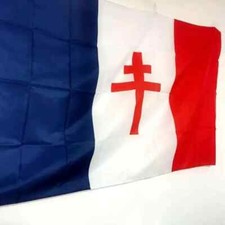 Drapeau croix lorraine d'occasion  Salies-de-Béarn