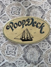 Poop deck wooden for sale  Callery