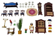 99% COMPLETO! Conjunto de sala de jantar vintage Playmobil mansão vitoriana #5316 comprar usado  Enviando para Brazil
