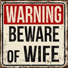 Warning beware wife for sale  LYTHAM ST. ANNES