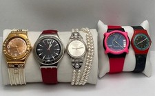 Relógio feminino Swatch suíço sortido aço inoxidável pacote com 5 comprar usado  Enviando para Brazil